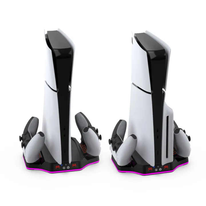 Dual%20Controller%20Charger%20With%20LED%20Indicator%20Lights%20RGB%20Cooling%20Base%20Compatible%20With%20PS5/PS5%20Slim%20Host%20Digital%20Optical%20Drive%20Version%20-%20Image%202