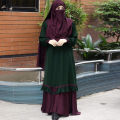 New Attractive Stylish Abaya Borkha Hijab Niqab Full Set, Dubai Charry Fabric For Muslim Women, Borkha. 