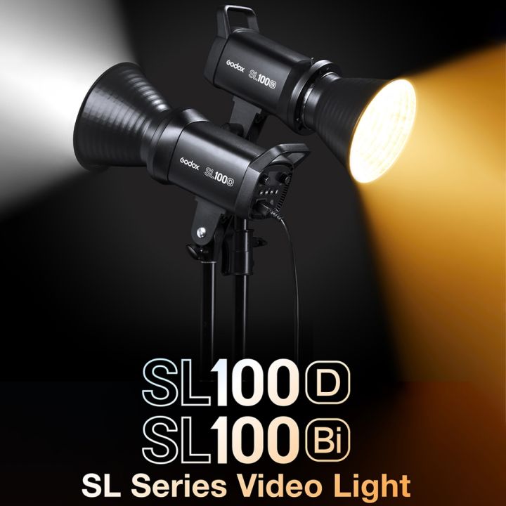 New-%20Godox%20SL100BI%20100W%202800-6500K%20LED%20Light%20Studio%20Continuous%20Photo%20Video%20Light%20-%20Image%204