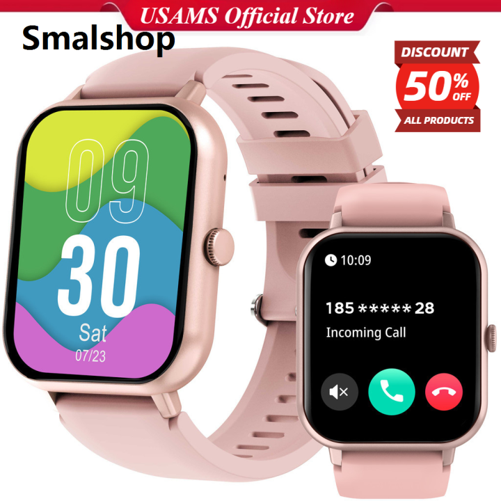 Smalshop Xiaomi H9 Plus Bluetooth Call Watch Sports Watch Calculator Heart Rate Sleep Blood Oxygen Blockage Smart Watch For android ios