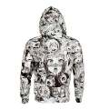 New Unisex 3D Japanese Anime Printed Hoodie Graphic Pullover Ahegao Hentai Japanese Anime Sweatshirts. 