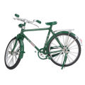 1:10 Alloy Bicycle Model Vintage Miniature Simulation Collection Free Standing Bike Model with Inflator Briefcase. 