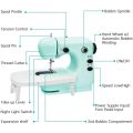 Mini Sewing Machine Portable Electric Sewing Machine US Plug. 