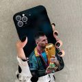 L-Lionel Messi football Phone Case For iPhone 15,14,13,12,11,Plus,Pro Max,XS,X,XR,SE,Mini,8,7 Soft Silicone Black Cover. 