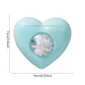 Heart Shape Wrap Storage Box Cling Film Organization Wall-mounted Dustproof BoxFood Cover Plastic Wrap Rack Home Kitchen Storage. 