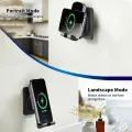 Mobile Phone Wireless Charger Wall Mounted Wireless Charging Bracket 15W Fast Charging For IOS Android. 