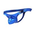 Men Thong Sexy Underwear Shorts Patent Leather Underpants Pouch Thongs G-string. 