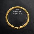 【Sooledead】(NEW)5mm link gold silver color bracelet mens chain boys wholesale drop ship Jewelry. 
