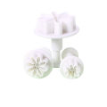 33 Piece Fondant Cake Cookie Plunger Cutter, Flower Leaf Butterfly Heart Shape Decorating Mold, DIY Tools. 