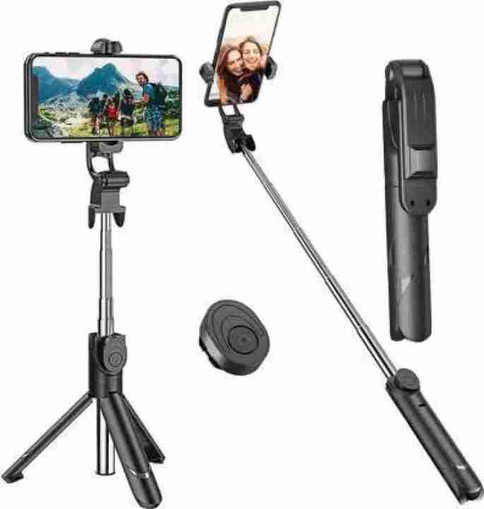 Xt 02 Selfie Stick Bluetooth Selfie Stick Tripod For Phone 3 In 1 Wireless Monopod For Smartphone Mobile Foldable Handheld - Selfie Stick