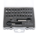 Broken Screw Extractor Set Silver & Black 33 Screw Removal Tool Sets Hardware Tools are Used to Easily Remove Broken Screw.