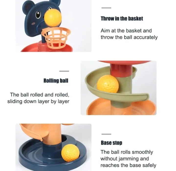 RUICHENG%203/5Layer%20Baby%20Rolling%20Ball%20Tower%20Baby%20Puzzle%20Stack%20Tower%20colorful%20early%20education%20toys%20-%20Image%205