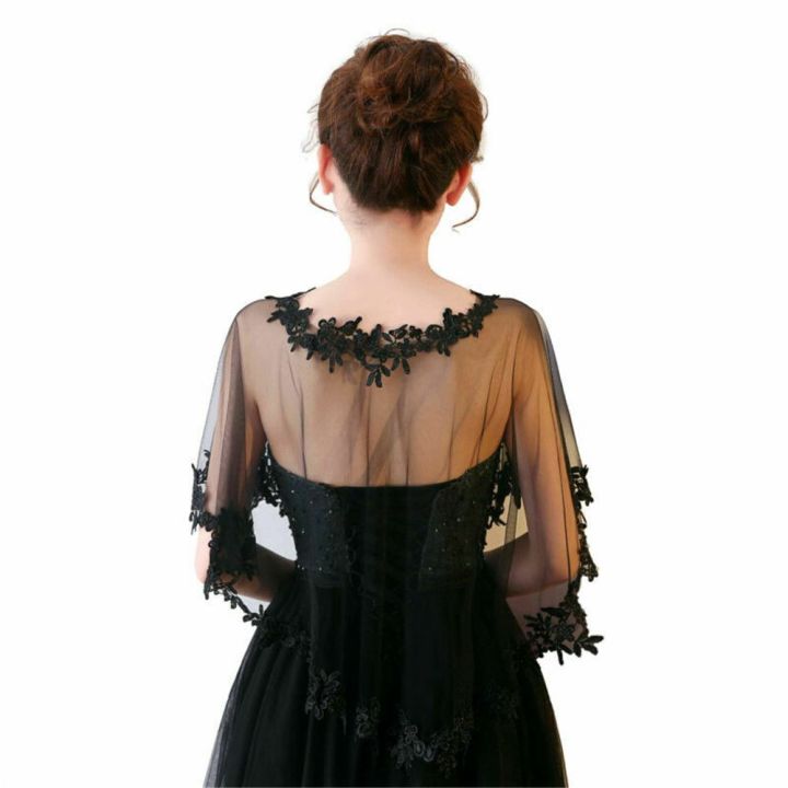 Women%20Party%20Bridal%20Casual%20Lace%20Shawl%20Wedding%20Cape%20Evening%20Dress%20Cape%20Style%20Shawl%20Elegant%20Light%20Sheer%20Gauze%20-%20Image%205