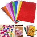 Glitter Foam Sheets 10pcs ( Half A4 size )→Multicolor Set. 