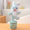 Tik Tok dancing animals electric rabbit cow plush recording toys singing learn to talk twist toys. 