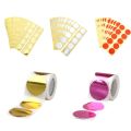 100/250PCS 45mm Silver Golden Redness Certificate Wafer Company Seal Labels Stickers for Embossing Award. 
