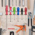 Peg board accesorries-4 x Pegboard Hook-Black. 