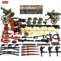 New WW2 Military Small Building Block Brick World War 2 Mini US Soviet Chinese Army Figures s Block Brick MOC Toy For Kids Superman.