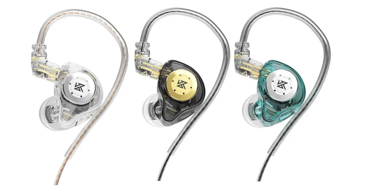 KZ EDX PRO Dual Dynamic Earphones Hi-Fi Bass Magnetic Drive Detachable Cable IEM In-Earphone - Headphone