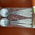 Stainless Steel Soup Spoon - 7 Inch, A Set of 6 Pieces. 