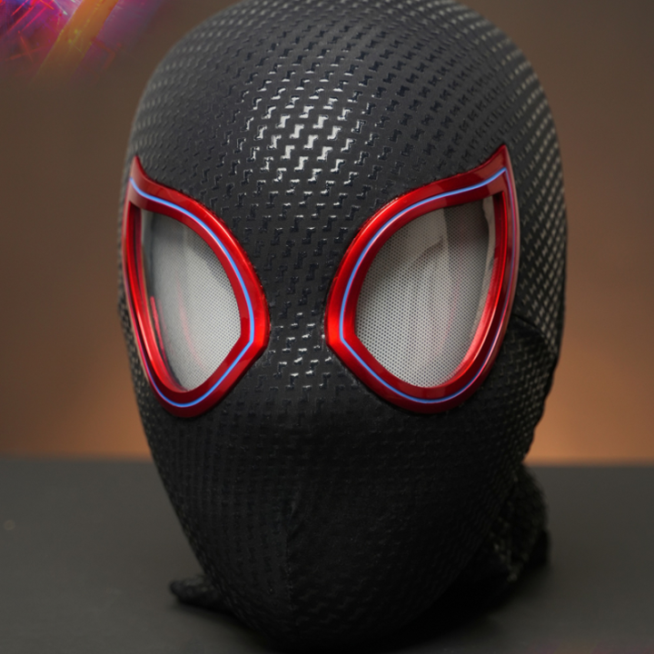 Miles%20Spiderman%20Cosplay%20Headgear%20Mascara%20Moving%20Eyes%20Electronic%20Mask%20Spider%20Man%201:1%20Remote%20Control%20Toys%20For%20Adults%20Kids%20Giftcosplay%20-%20Image%203