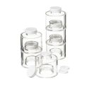 Spice Jar Pepper Shaker Box Spice Tower Herb & Spice Tools Transparent Seasoning Cans Kitchen Rack Condiment Bottles. 
