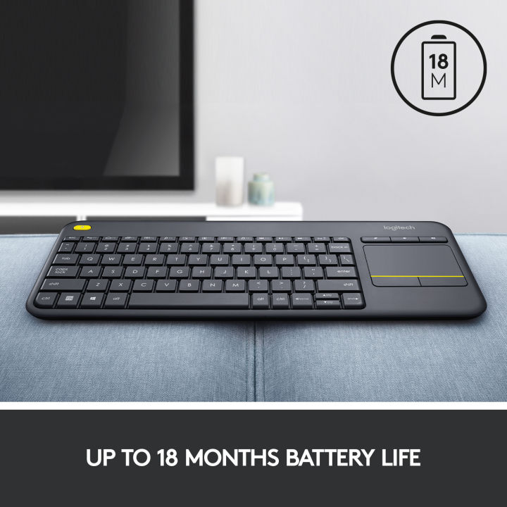 Logitech%20K400%20Plus%20Wireless%20Touch%20TV%20Keyboard%20with%20Easy%20Media%20Control%20and%20Built-in%20Touchpad,%20HTPC%20Keyboard%20for%20PC-Connected%20TV,%20Windows,%20Android,%20Chrome%20OS,%20Laptop,%20Tablet%20-%20Black%20-%20Image%207