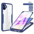 Phone case Samsung Galaxy A05 A05S A15 A25 A35 A55 Transparent Protector with Mobile phone Film Cover Double Protect shield Full Cover Armor Cover cases. 