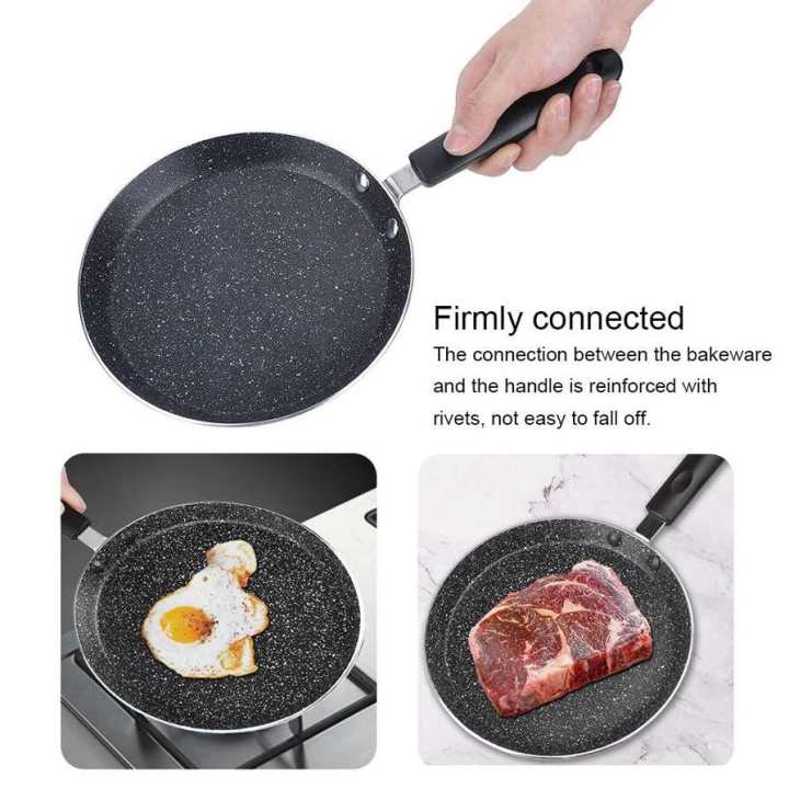 Cooking Pan Non‑Stick Frying Radiant‑Cooker Induction Cooker Tool for Breakfast Pancake Egg Pizza