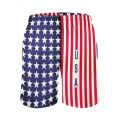 USA American Flag Board Shorts Patriotic Modern Stars Stripes Cute Beach Short Pants Men Printed Plus Size Swimming Trunks Gift.