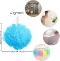 Bath Sponges Bath Loofahs Mesh Pouf Shower Wash Soft Ball Eco-Friendly for Men& Women Cleanse, Smooths Skin, Exfoliating. 
