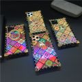 Luxury Glitter Square Phone Cover Vintage Flower Case For Xiaomi Redmi Note 11 PRO 10 PRO MAX Note 12 PRO 9 9A 9C 10 10A 10C 12C. 