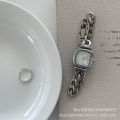 PALESCE niche Korean version ins minimalist temperament sea blue small sugar watch women's personalized chain light luxury women's watch.