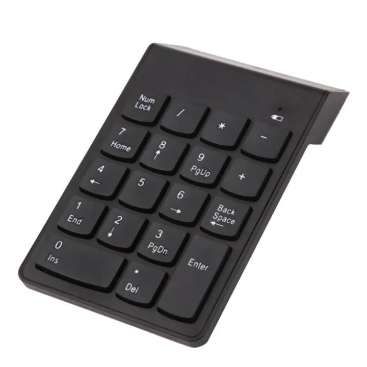 【happy one】Keys Bluetooth Numeric Keypad Mini Numpad with More Function Keys Keyboard For PC Accounting Tasks