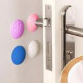Family Safety Crash Pad Set 4pcs Thicker Mute Door Rear Wall Anti-Collision Pad Absorbers Rubber Quiet Door Handle Lock.