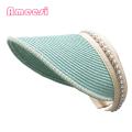 Ameesi Straw Hat Fine Workmanship Multiple Colors Empty Hole Sun Hat.
