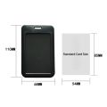 Work Card Sleeve Plastic Slide Chest Pocket Clip ID Tag Name Identity Badge Holder Reel Working Permit Case Staff Employee Pass.