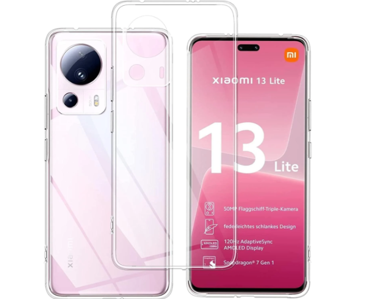 Xiaomi 13 Lite Transparent Soft & Flexible TPU Mobile Back Cover