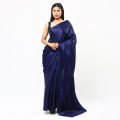 Japanese Soft Silk Saree for Women in Blue-Color - A Stunning Saree Choice - Suitable for All Season and Occasions -Perfect Casual Wear. 