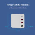 HXSJ Fast Charge 4 Ports Usb Phone Computer Ipad Charger Type-C Port Universal Double Holes Qc3.0 Usb. 