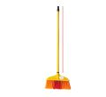 Plastic Broom Wails Cleaning Broom Long Metal Handle Floor Sweeper. 