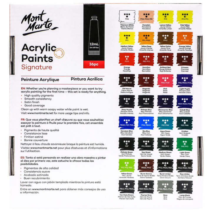Mont%20Marte%20Acrylic%20Paints%2036ml*12pcs%20-%20Image%202