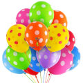 LATEX DOTTED BALLOON Multicolor - 20 Pcs. 