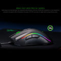 Razer Mamba Elite Wired Gaming Mouse Chroma Lighting 16000 DPI 5G Optical Sensor 9 Programmable Buttons Ergonomic Design.
