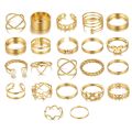 22Pcs/Set Butterfly Opening Rings Set Accessories for Women Girl New 2025. 