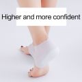 【Bestselling Product】 Portable Invisible Height Increased Insole Elastic Heel Cushion Unisex 2-6cm Insoles Gel Heel Pads. 