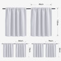 Sunlight Blocking Curtains High Precision Blackout Bathroom Window Curtains Maximize Privacy Temperature Regulation Uv Resistant Southeast Asian Buyers' Choice Small Blackout Curtains.