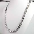18k White Plated Men's Chain 24 inch - Chain. 