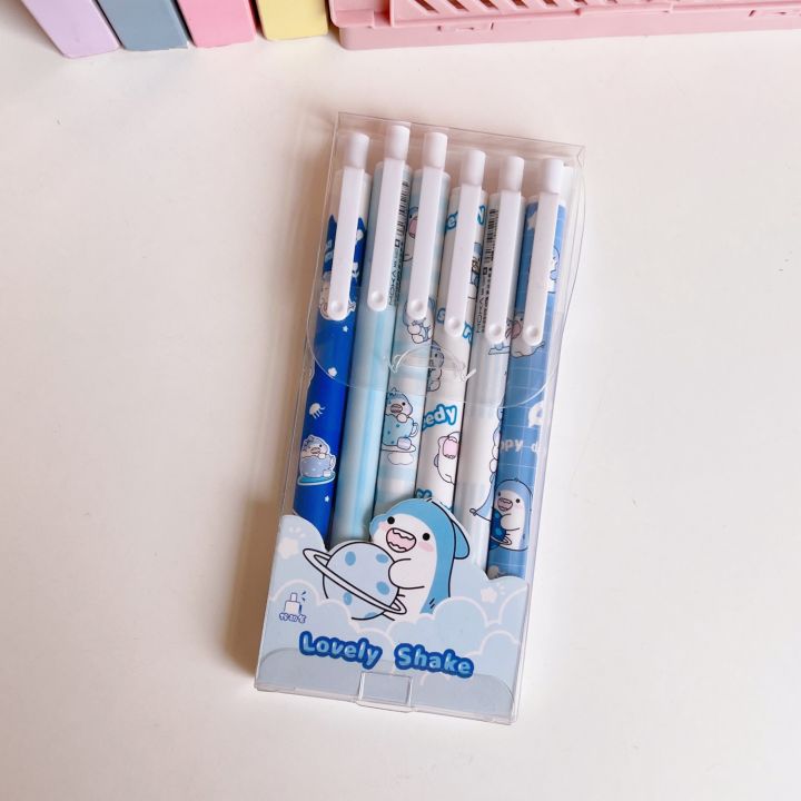 6Pcs/set%200.5mm%20Neutral%20Pen%20Korean%20Style%20Simple%20Cute%20Super%20Cute%20Creative%20Ins%20Style%20Student%20Black%20Pen%20Office%20Stationery%20-%20Image%207