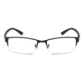 Reading Glasses Half Metal Frame Nearsighted Glasses Unisex Prescription Myopia 0 -0.5 -1 -1.5 -2 -2.5 -3 -4 -5 -6. 